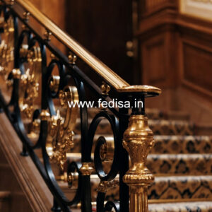 Stylish Balcony Decor With Railings No-21479