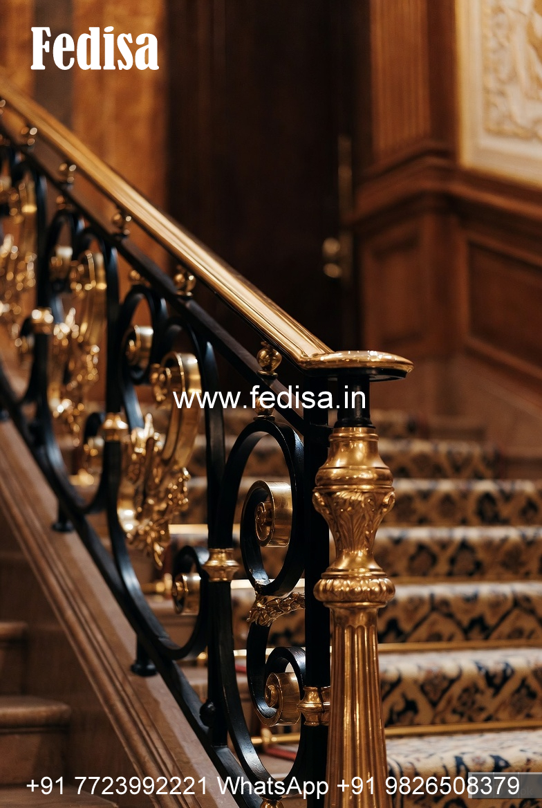 Stylish Balcony Decor With Railings No-21479