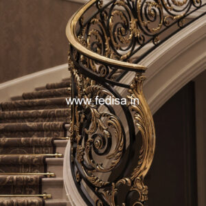 Stylish Balcony Design Ideas With Steel Railings For Homes No-21647