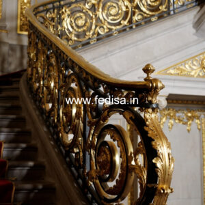 Ghar Exterior Balcony Design With Railings No-22156