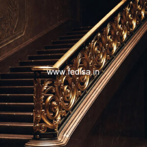 Modern Balcony Railings With Glass Panels For Luxury Homes No-22982