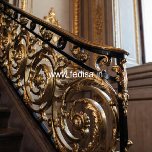 Modern Front Balcony Railing Designs No-23294