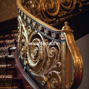 Modern Exterior Railing Design For House Front No-23309