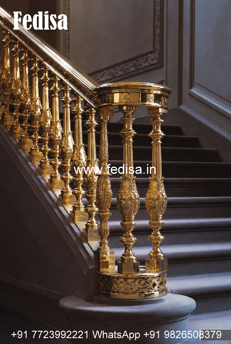 Modern Steel Balcony Railing Design India No-23425