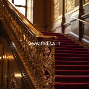 Modern Exterior Railing India Homes No-23465