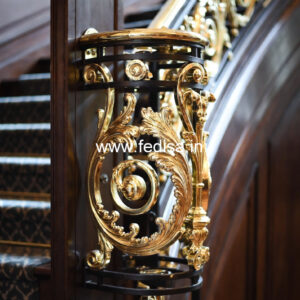 Stylish Indian Balcony Design With Railings No-23491