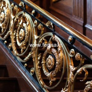 Latest Steel & Glass Railing Designs No-23526