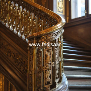 Modern Ghar Exterior Railings No-23629