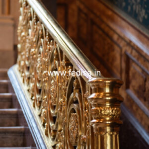 Modern Balcony Railing Designs With Glass And Steel No-23714