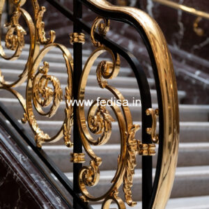 Modern Ghar Exterior Railing Design No-28300
