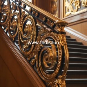 Stylish Exterior Railings For Indian Home Design No-28362