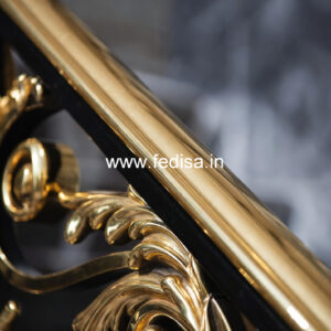 Modern Balcony Designs With Steel Railings No-28402
