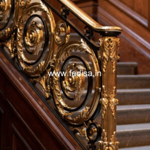 Modern Balcony Railing Design With Glass No-28751