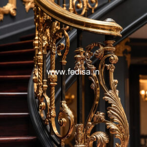 Stylish Outdoor Staircase Railings No-28760