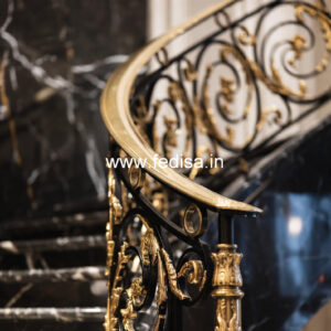 Latest Balcony Design With Steel Railing No-28806