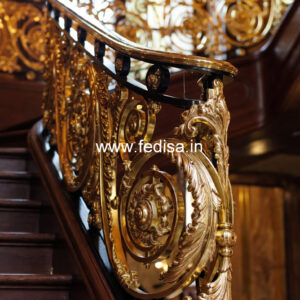 Stylish Railing Design For Duplex House No-28830