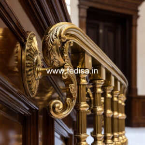 Stylish Balcony Design India With Steel Railings No-28944
