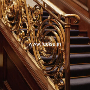 Stylish Staircase Designs With Railings No-29623