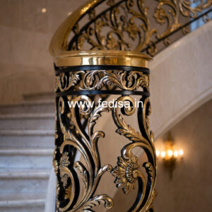 Modern Ghar Exterior Railing Design No-29633