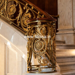 Modern Balcony Railings With Glass Panels For Luxury Homes No-29778