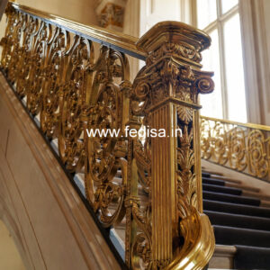 Wooden And Steel Railing Design Combination Ideas No-29873