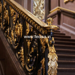 Balcony Design With Steel Railing No-29936