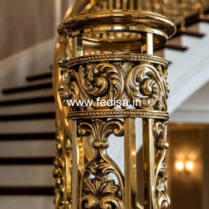 Modern Stair Railing Design With Steel No-30129