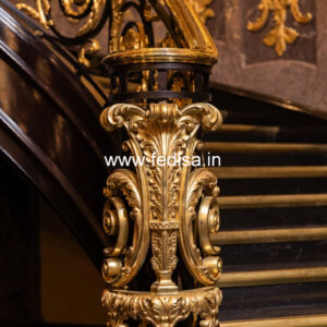 Latest Balcony Design With Steel Railing No-30139