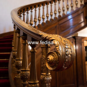 Stylish Indian Balcony Design With Railings No-30287