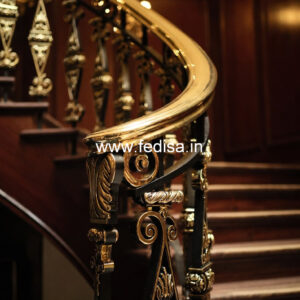 Modern Staircase Railing Designs India No-30519