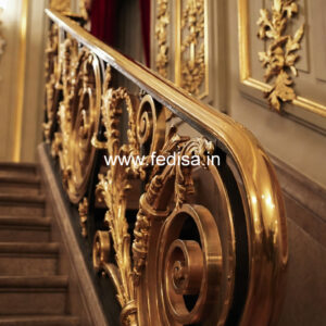 Stylish Balcony Railing Design With Glass And Steel No-30843