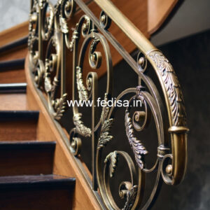 Latest Balcony Design With Steel Railing No-30871