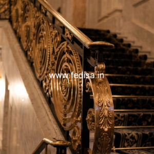 Stylish Railing Design For Duplex House No-30895