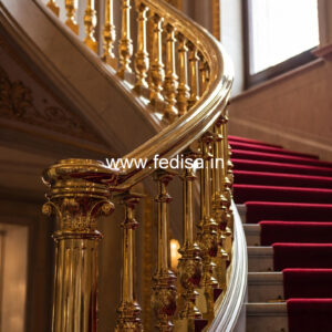 Ghar Exterior Balcony Design With Railings No-31017