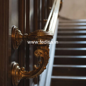 Modern Balcony Railing Designs With Glass And Steel No-31242