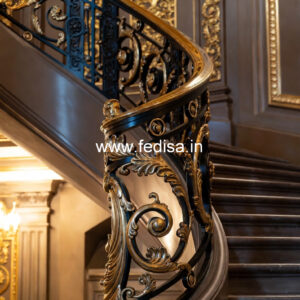 Elegant Exterior Designs With Railings No-31657
