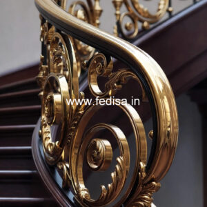 Stylish Staircase Designs With Railings No-31688