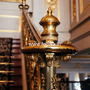 Modern Balcony Railings With Glass Panels Design No-31703