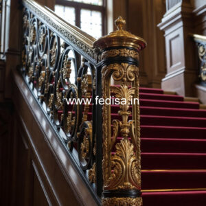 Stylish Exterior Railings For Indian Home Design No-31760