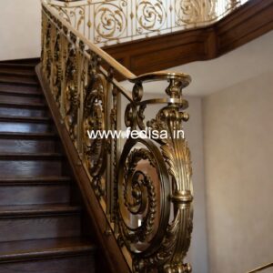 Modern Balcony Railing Designs With Glass And Steel No-35973