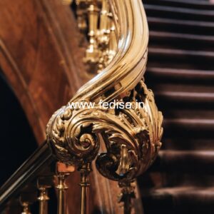 Modern Balcony Design With Stylish Railings India No-36161