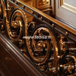 Modern Balcony Railings With Glass Panels No-36268