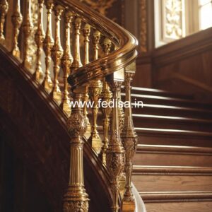 Stylish Exterior Railings For Indian Homes No-36317