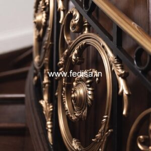 Elegant Staircase Railings For Small House No-36410