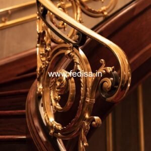 Stylish Staircase Designs With Railings No-36419