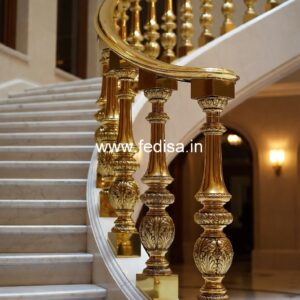 Elegant Staircase Railing Ideas For Home Decor No-36433