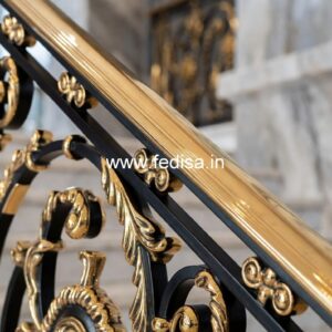 Stylish Staircase Railings For Small House Design No-36475