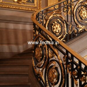 Indian Balcony Design With Modern Railings No-37031
