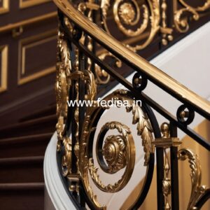 Stylish Staircase Railing Designs For Home No-37310