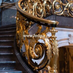 Balcony Design With Steel Railing No-37464